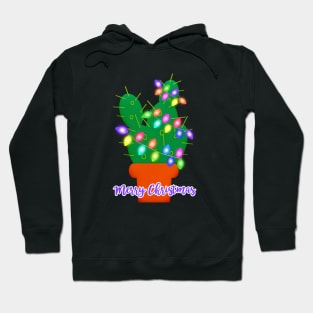 merry christmas cactus Hoodie